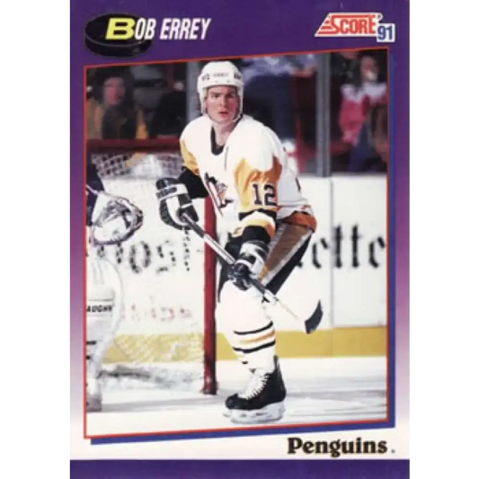 1991-92 Score American #169 Bob Errey NM-MT Pittsburgh Penguins Hockey Card