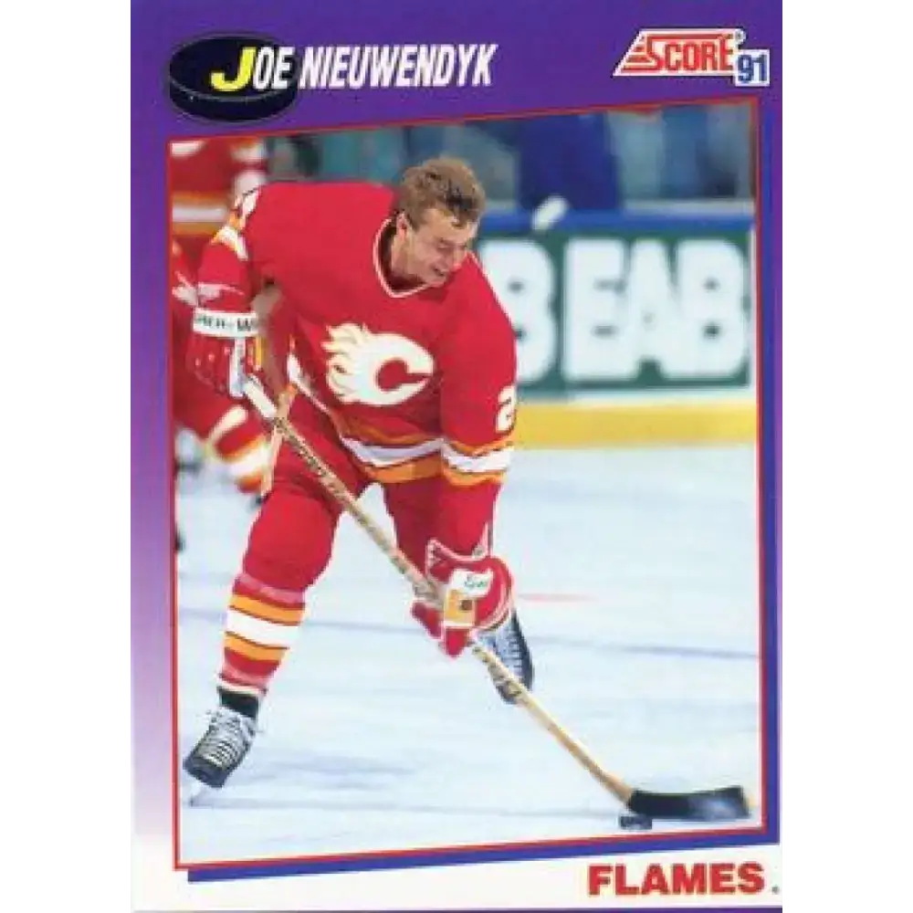 1991-92 Score American #170 Joe Nieuwendyk NM-MT Calgary Flames Hockey Card