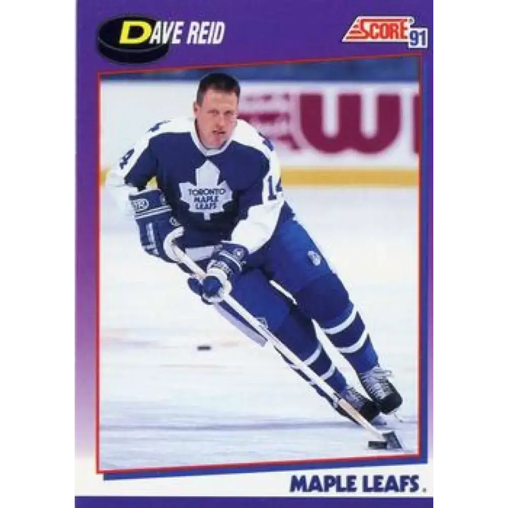 1991-92 Score American #173 David Reid NM-MT Toronto Maple Leafs Hockey Card - Hockey Card Single