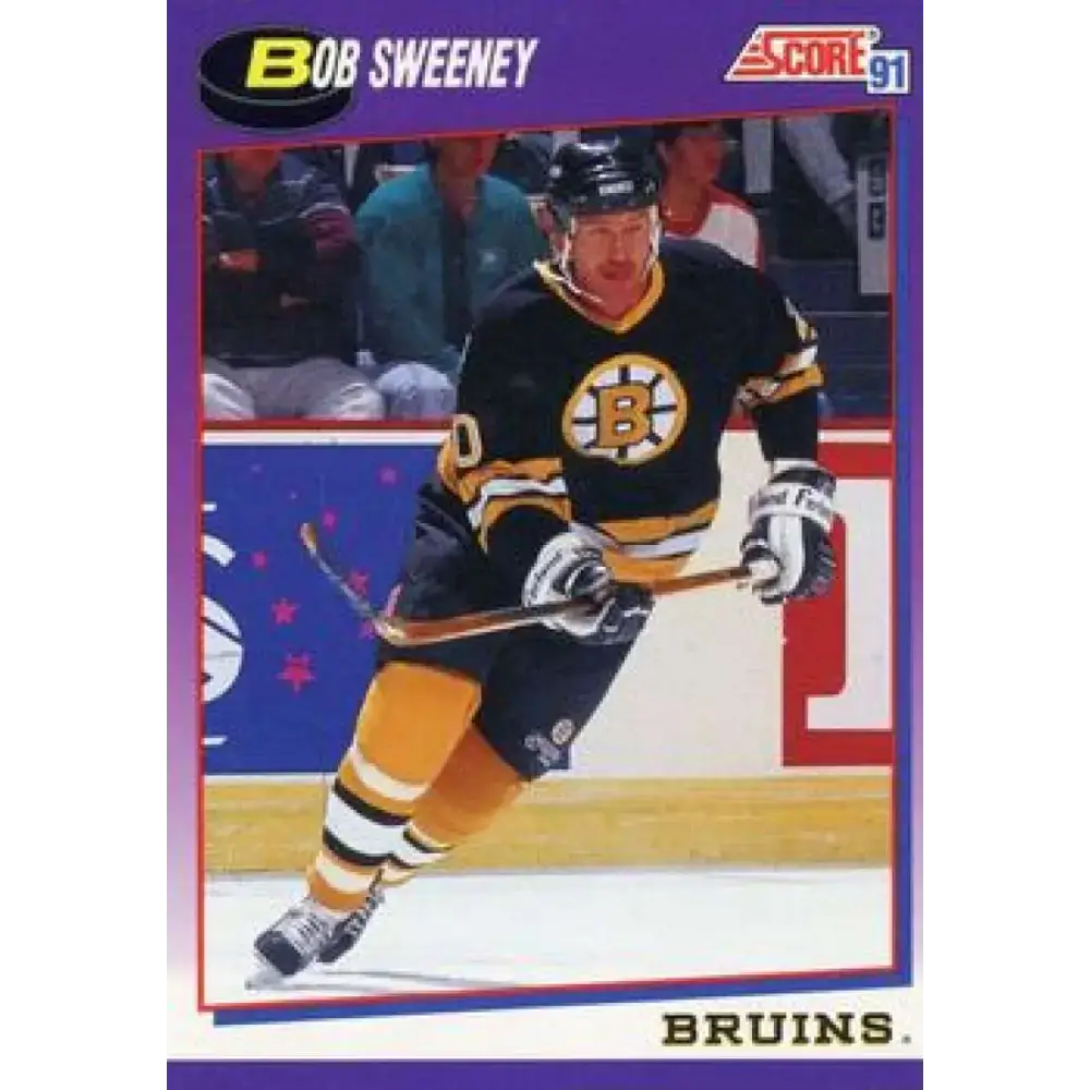 1991-92 Score American #176 Bob Sweeney NM-MT Boston Bruins Hockey Card - Hockey Card Single