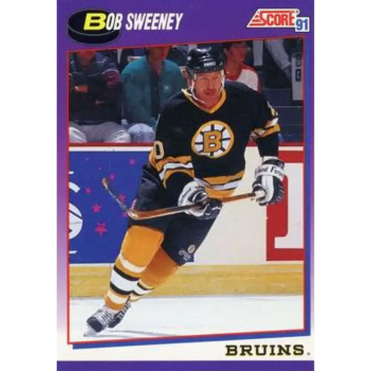 1991-92 Score American #176 Bob Sweeney NM-MT Boston Bruins Hockey Card