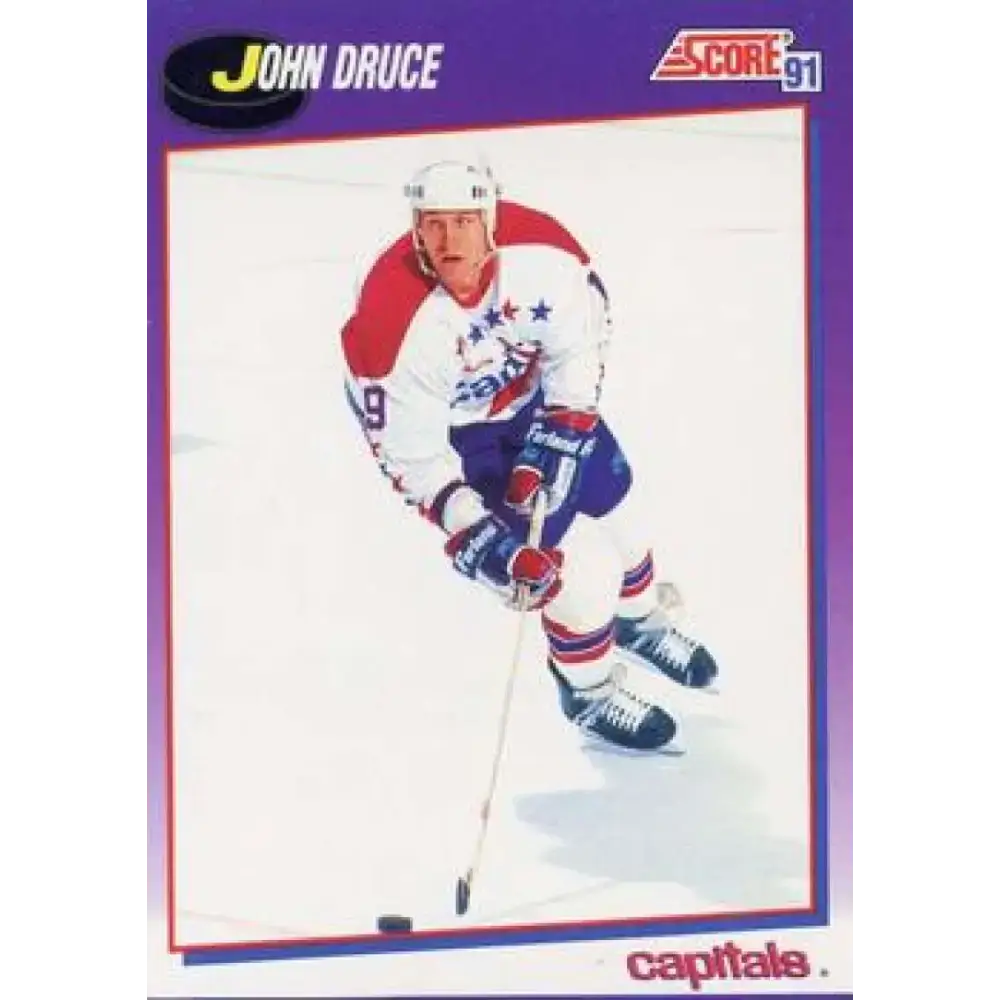 1991-92 Score American #180 John Druce NM-MT Washington Capitals Hockey Card - Hockey Card Single