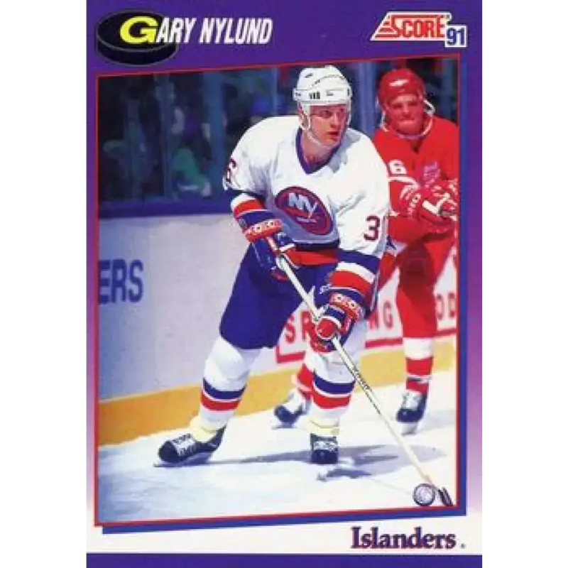 1991-92 Score American #192 Gary Nylund NM-MT New York Islanders Hockey Card - Hockey Card Single