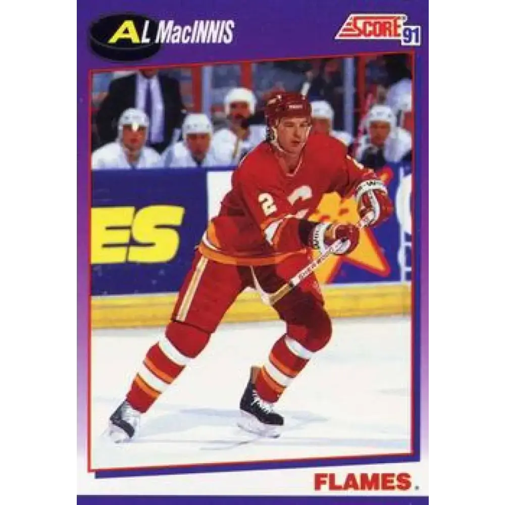 1991-92 Score American #2 Al MacInnis NM-MT Calgary Flames Hockey Card