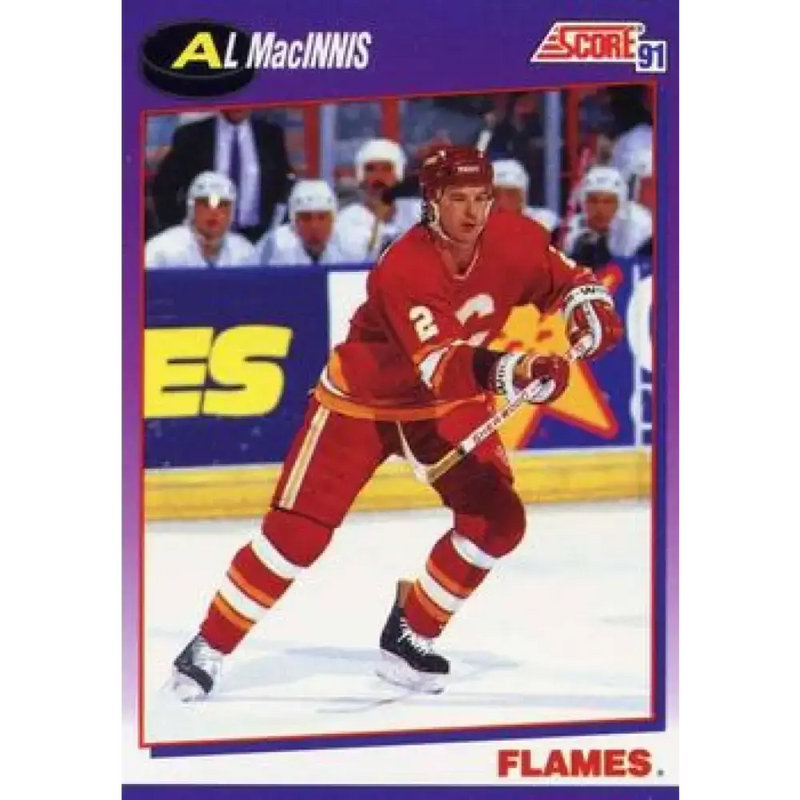 1991-92 Score American #2 Al MacInnis NM-MT Calgary Flames Hockey Card