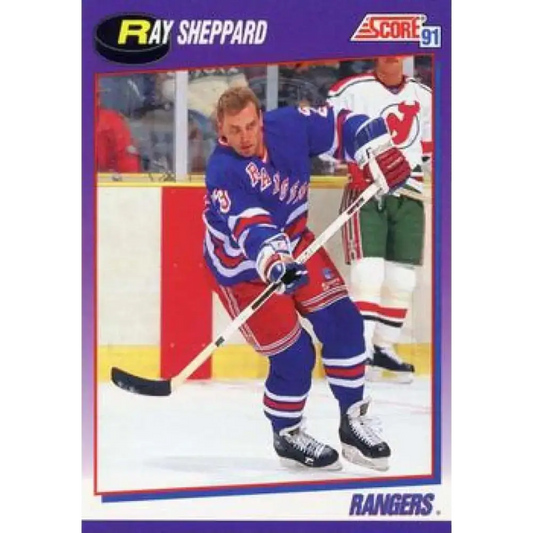 1991-92 Score American #213 Ray Sheppard NM-MT New York Rangers Hockey Card