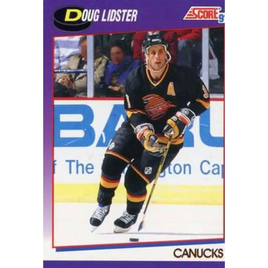 1991-92 Score American #215 Doug Lidster NM-MT Vancouver Canucks Hockey Card