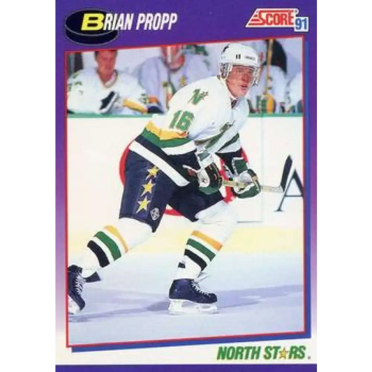 1991-92 Score American #223 Brian Propp NM-MT Minnesota North Stars Hockey Card - Hockey Card Single
