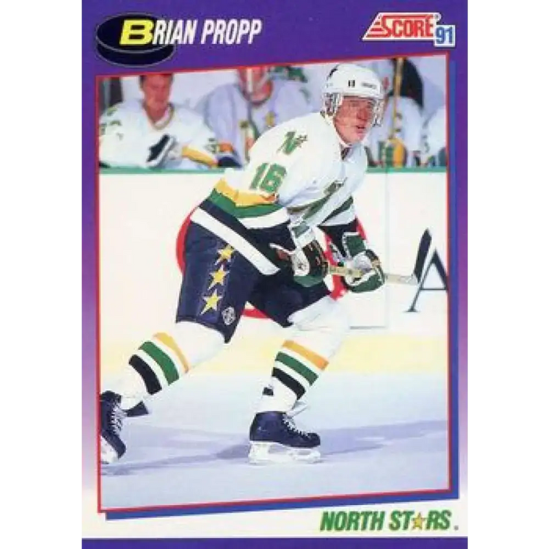 1991-92 Score American #223 Brian Propp NM-MT Minnesota North Stars Hockey Card - Hockey Card Single