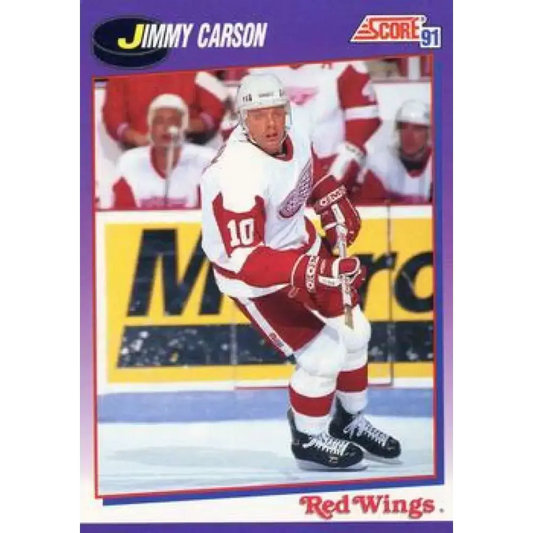 1991-92 Score American #224 Jimmy Carson NM-MT Detroit Red Wings Hockey Card