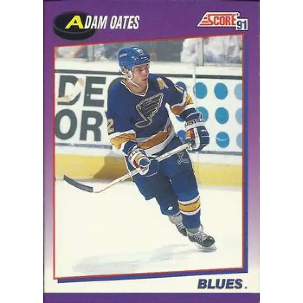 1991-92 Score American #238 Adam Oates NM-MT St. Louis Blues Hockey Card - Hockey Card Single