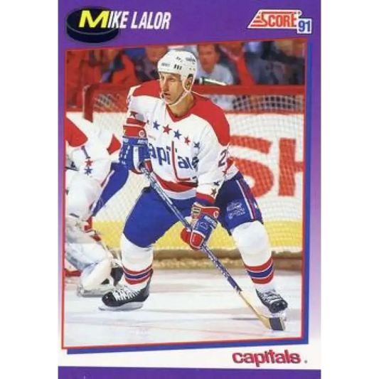 1991-92 Score American #249 Mike Lalor NM-MT Washington Capitals Hockey Card