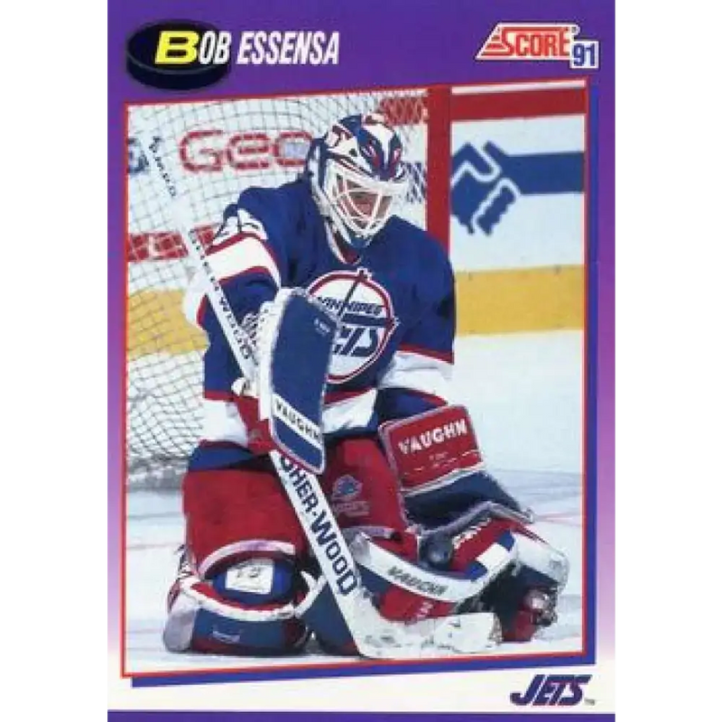 1991-92 Score American #251 Bob Essensa NM-MT Winnipeg Jets Hockey Card - Hockey Card Single