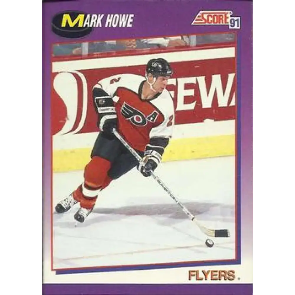 1991-92 Score American #252 Mark Howe NM-MT Philadelphia Flyers Hockey Card - Hockey Card Single