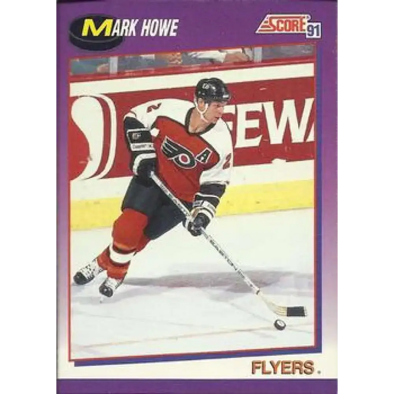 1991-92 Score American #252 Mark Howe NM-MT Philadelphia Flyers Hockey Card - Hockey Card Single