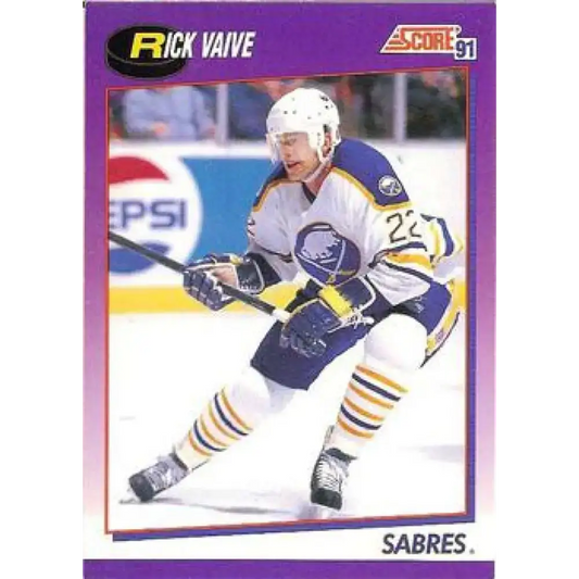 1991-92 Score American #26 Rick Vaive NM-MT Buffalo Sabres Hockey Card