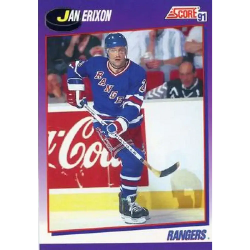 1991-92 Score American #264 Jan Erixon NM-MT New York Rangers Hockey Card
