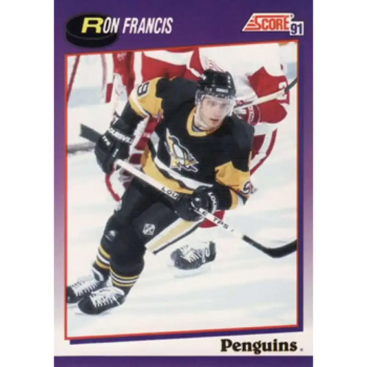 1991-92 Score American #267 Ron Francis NM-MT Pittsburgh Penguins Hockey Card
