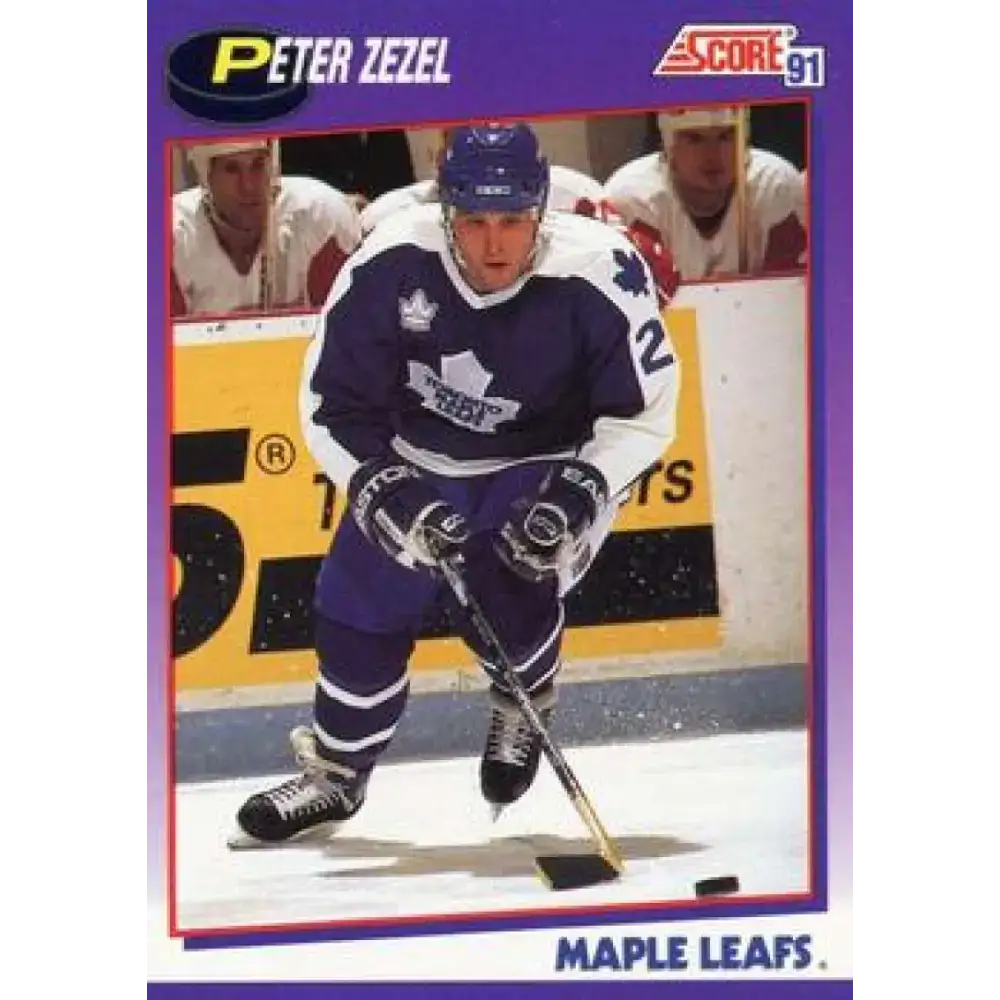1991-92 Score American #269 Peter Zezel NM-MT Toronto Maple Leafs Hockey Card - Hockey Card Single