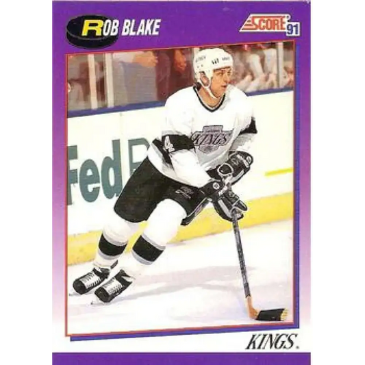 1991-92 Score American #27 Rob Blake NM-MT Los Angeles Kings Hockey Card
