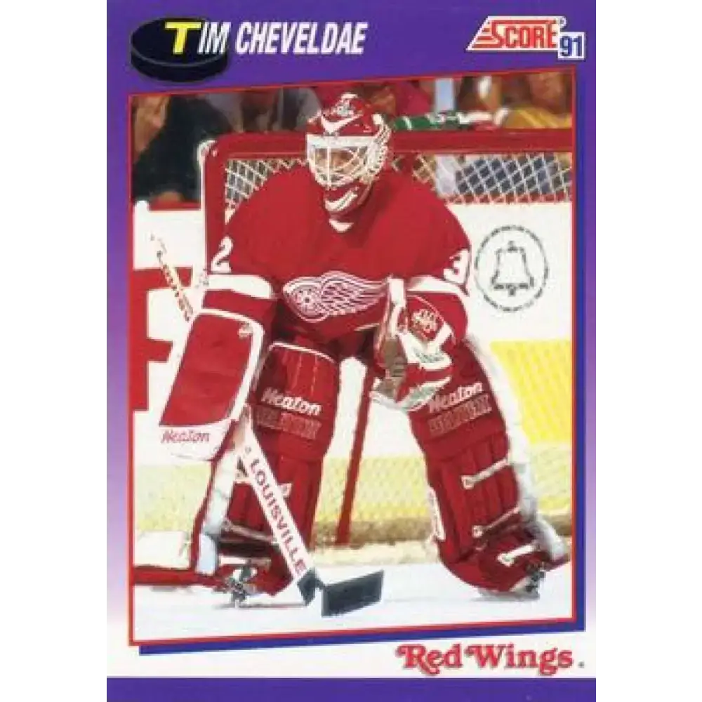 1991-92 Score American #272 Tim Cheveldae NM-MT Detroit Red Wings Hockey Card - Hockey Card Single