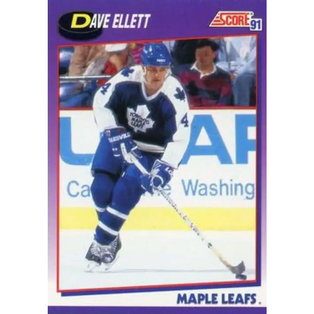 1991-92 Score American #275 Dave Ellett NM-MT Toronto Maple Leafs Hockey Card - Hockey Card Single