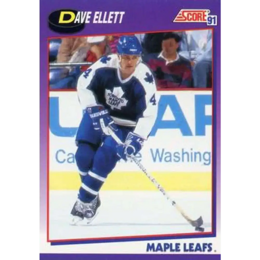 1991-92 Score American #275 Dave Ellett NM-MT Toronto Maple Leafs Hockey Card - Hockey Card Single