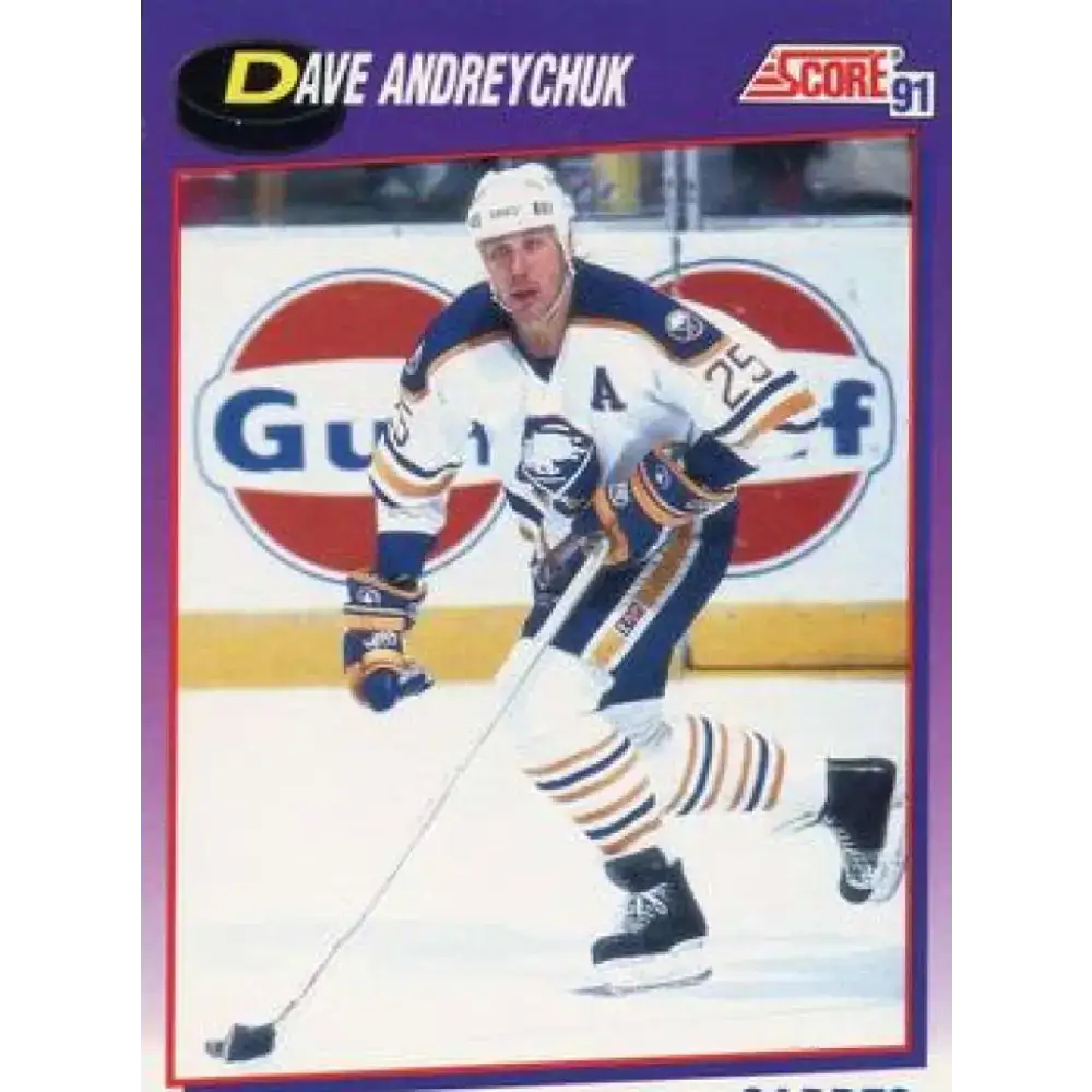 1991-92 Score American #277 Dave Andreychuk NM-MT Buffalo Sabres Hockey Card - Hockey Card Single