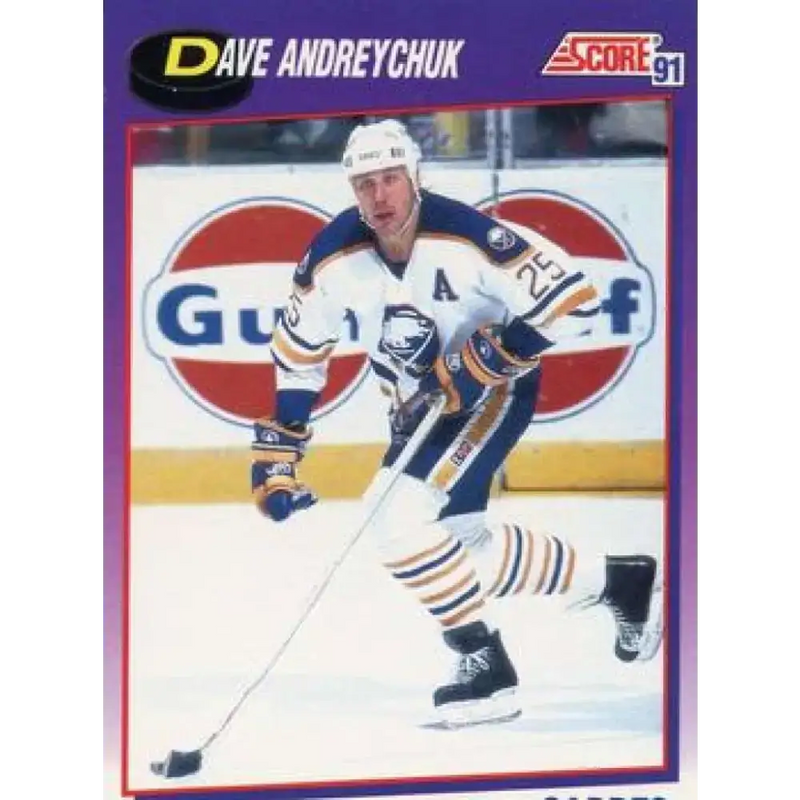 1991-92 Score American #277 Dave Andreychuk NM-MT Buffalo Sabres Hockey Card - Hockey Card Single