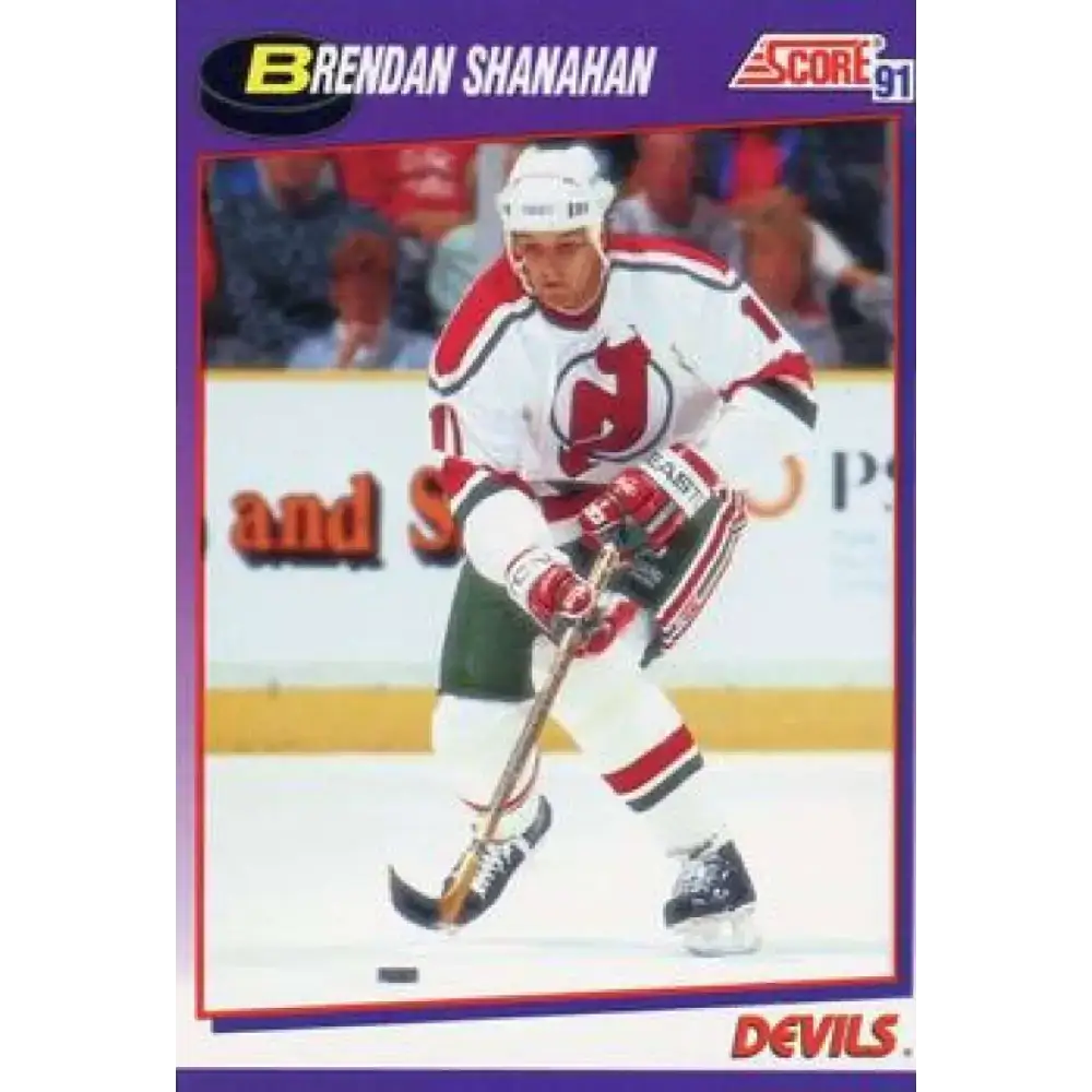 1991-92 Score American #286 Brendan Shanahan NM-MT New Jersey Devils Hockey Card - Hockey Card Single