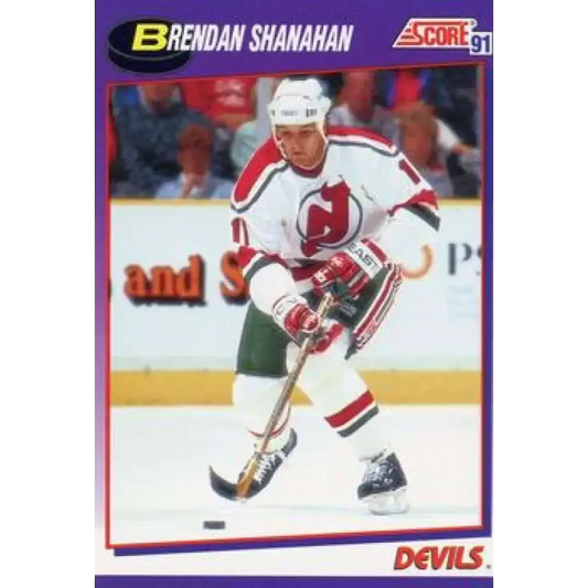1991-92 Score American #286 Brendan Shanahan NM-MT New Jersey Devils Hockey Card