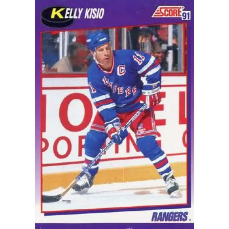 1991-92 Score American #288 Kelly Kisio NM-MT New York Rangers Hockey Card