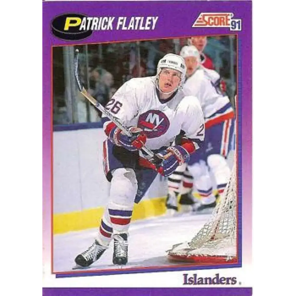 1991-92 Score American #29 Pat Flatley NM-MT New York Islanders Hockey Card - Hockey Card Single