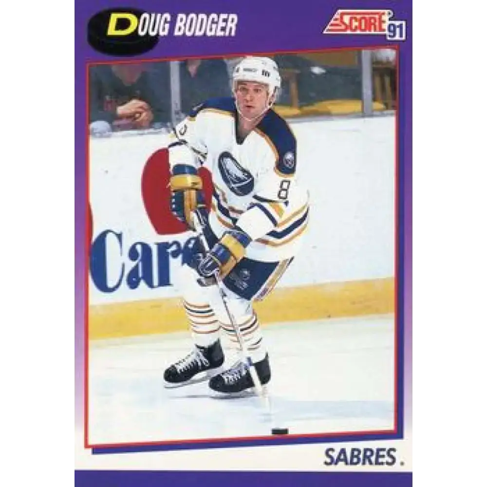 1991-92 Score American #297 Doug Bodger NM-MT Buffalo Sabres Hockey Card - Hockey Card Single
