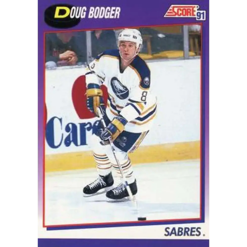 1991-92 Score American #297 Doug Bodger NM-MT Buffalo Sabres Hockey Card - Hockey Card Single