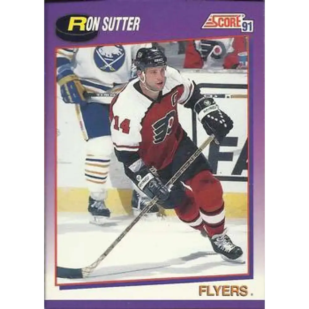 1991-92 Score American #298 Ron Sutter NM-MT Philadelphia Flyers Hockey Card - Hockey Card Single