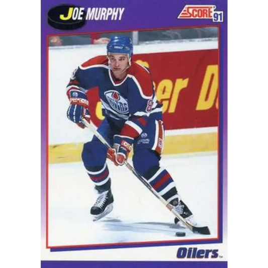 1991-92 Score American #299 Joe Murphy NM-MT Edmonton Oilers Hockey Card - Hockey Card Single