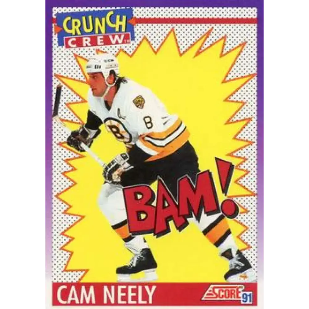 1991-92 Score American #301 Cam Neely NM-MT Boston Bruins Hockey Card - Hockey Card Single