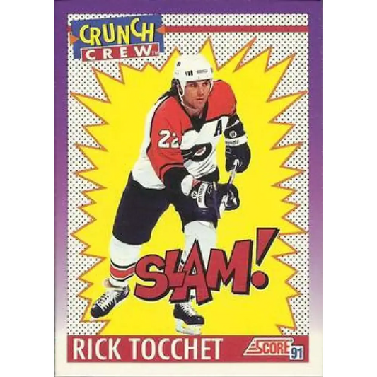 1991-92 Score American #302 Rick Tocchet NM-MT Philadelphia Flyers Hockey Card - Hockey Card Single