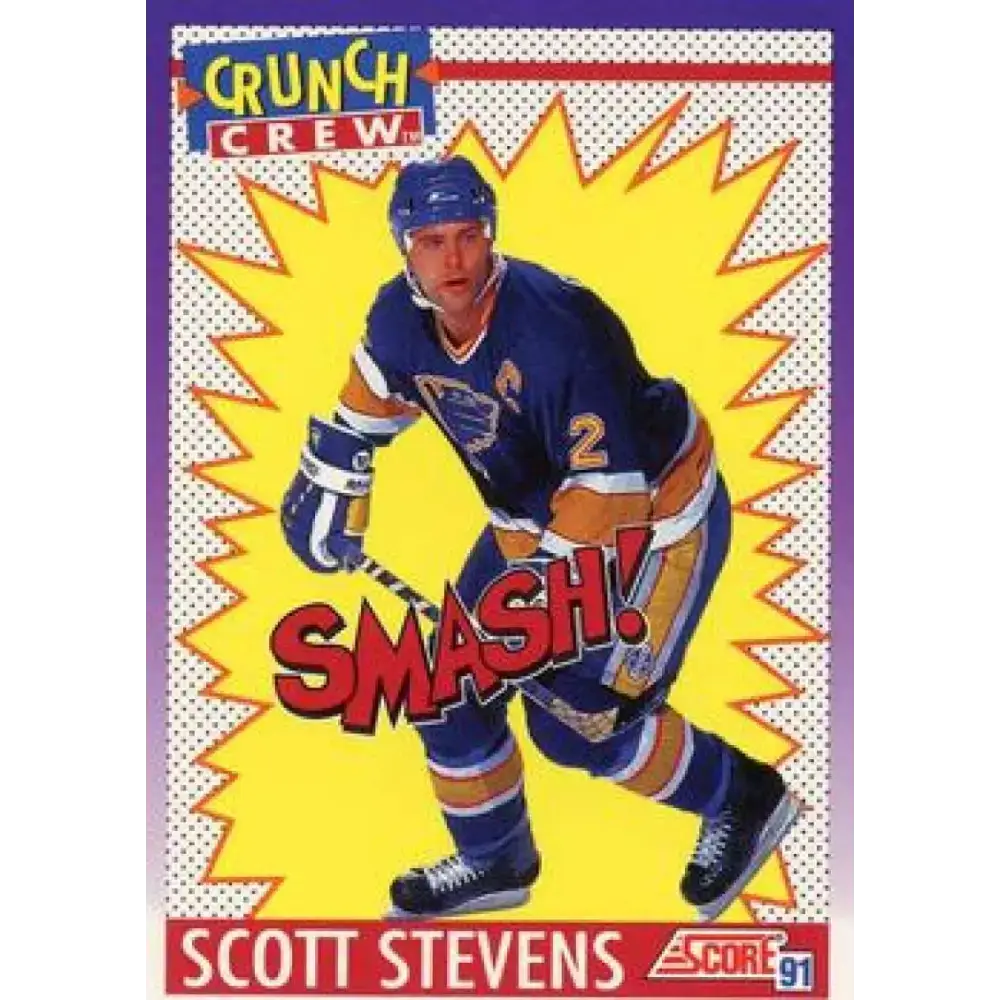 1991-92 Score American #303 Scott Stevens NM-MT St. Louis Blues Hockey Card