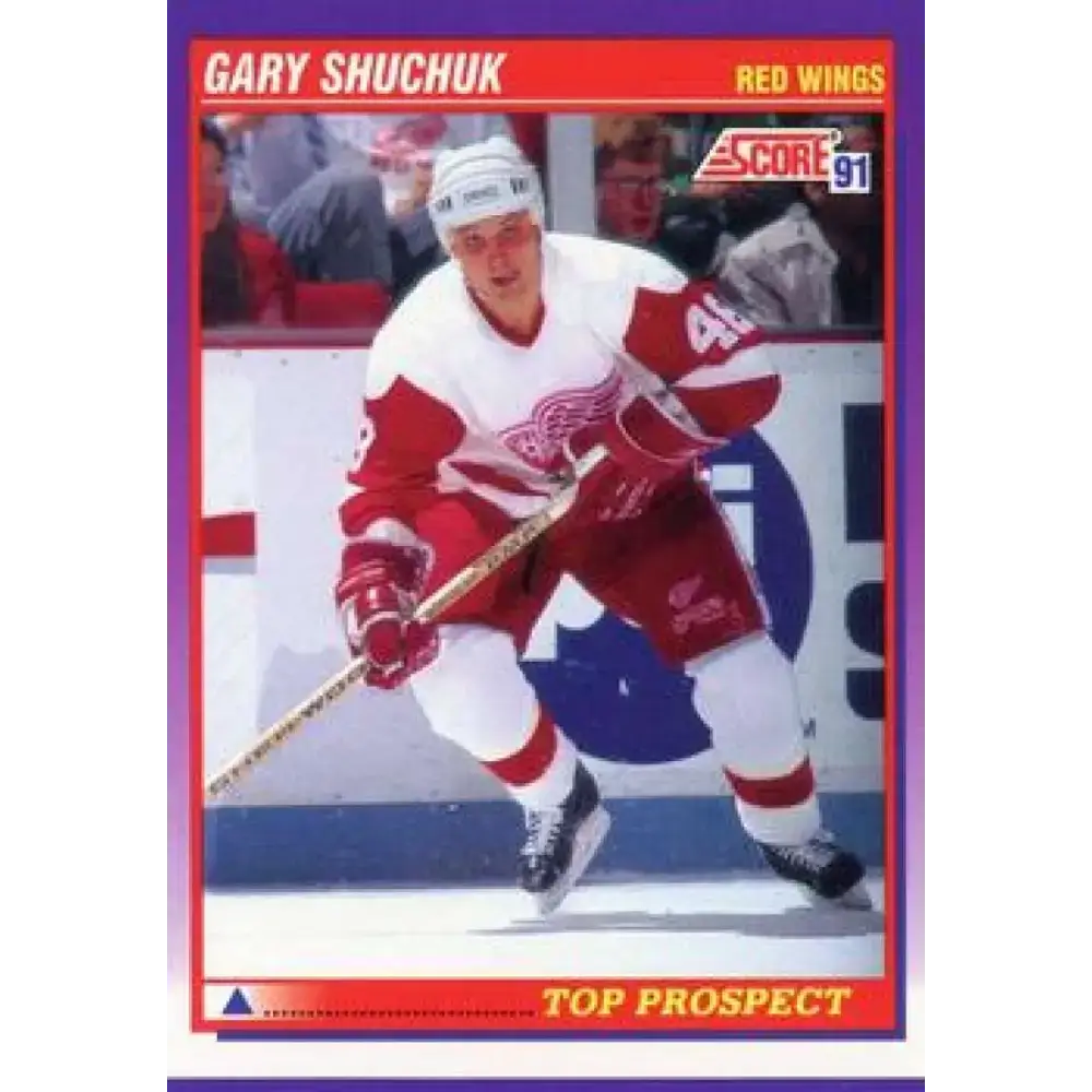 1991-92 Score American #315 Gary Shuchuk NM-MT Detroit Red Wings Hockey Card - Hockey Card Single