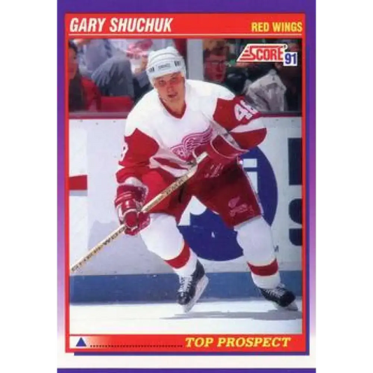 1991-92 Score American #315 Gary Shuchuk NM-MT Detroit Red Wings Hockey Card