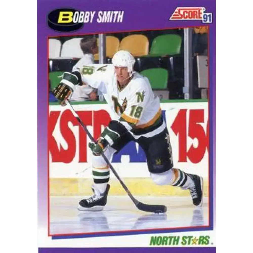 1991-92 Score American #32 Bobby Smith NM-MT Minnesota North Stars Hockey Card - Hockey Card Single
