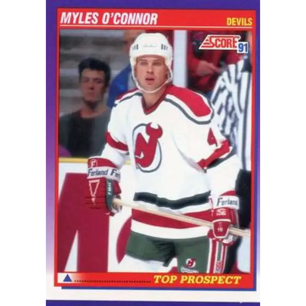 1991-92 Score American #322 Myles O’Connor NM-MT New Jersey Devils Hockey Card - Hockey Card Single