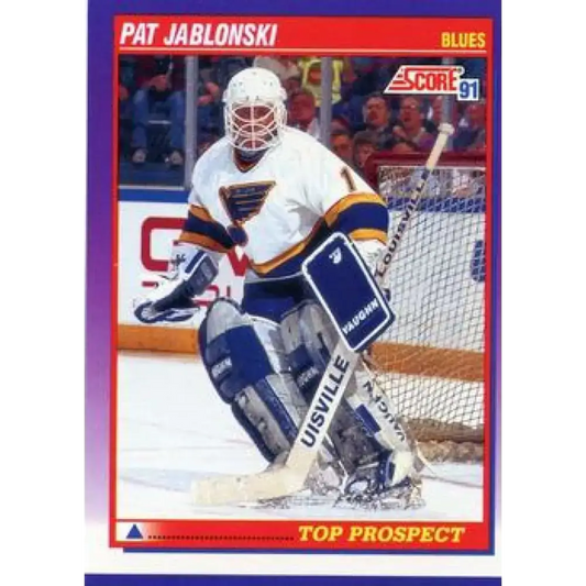 1991-92 Score American #329 Pat Jablonski NM-MT RC Rookie St. Louis Blues Hockey Card