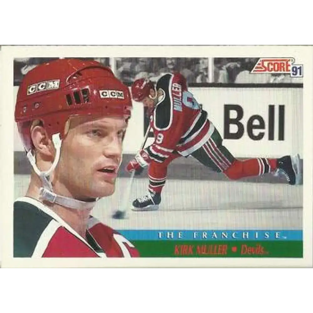 1991-92 Score American #331 Kirk Muller NM-MT New Jersey Devils Hockey Card - Hockey Card Single