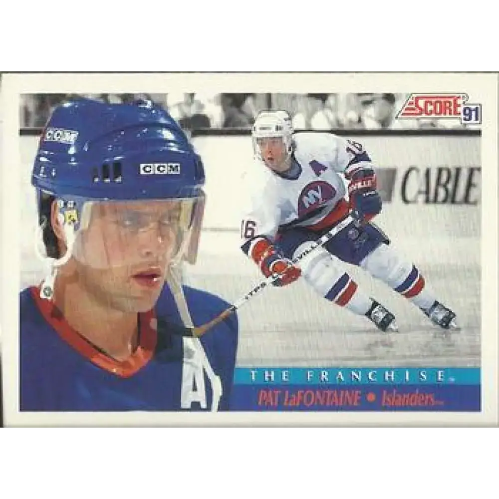 1991-92 Score American #332 Pat LaFontaine NM-MT New York Islanders Hockey Card