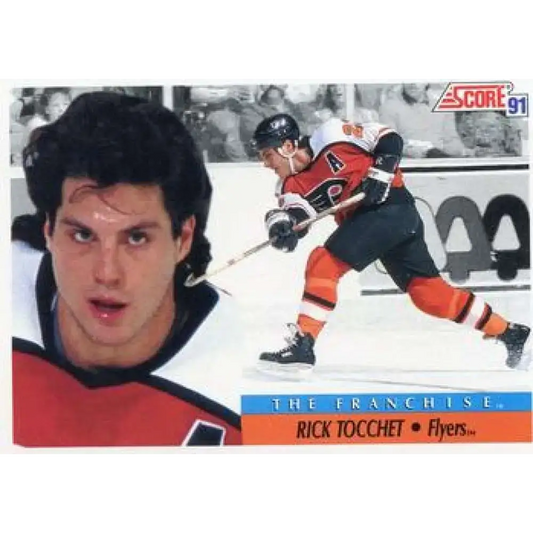 1991-92 Score American #334 Rick Tocchet NM-MT Philadelphia Flyers Hockey Card - Hockey Card Single