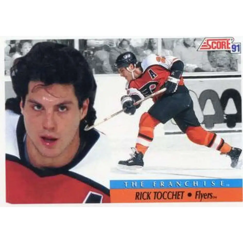 1991-92 Score American #334 Rick Tocchet NM-MT Philadelphia Flyers Hockey Card - Hockey Card Single