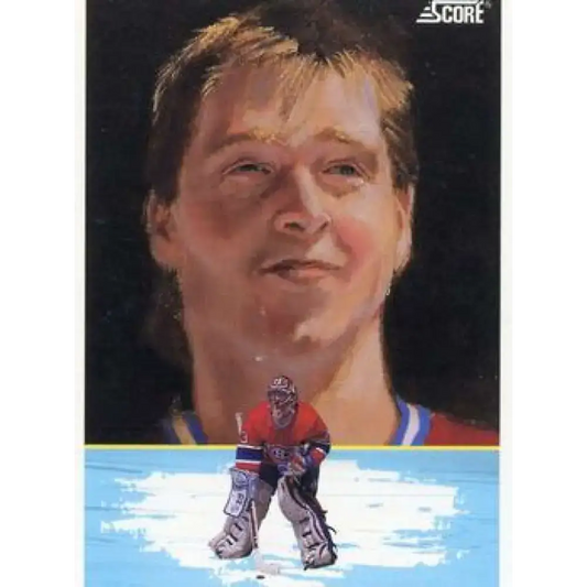 1991-92 Score American #342 Patrick Roy NM-MT Montreal Canadiens Hockey Card - Hockey Card Single